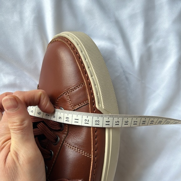 Allen Edmonds Brown Porter City Derby Lace-up Sneaker Size 8.5 Genuine Leather - Picture 16 of 17